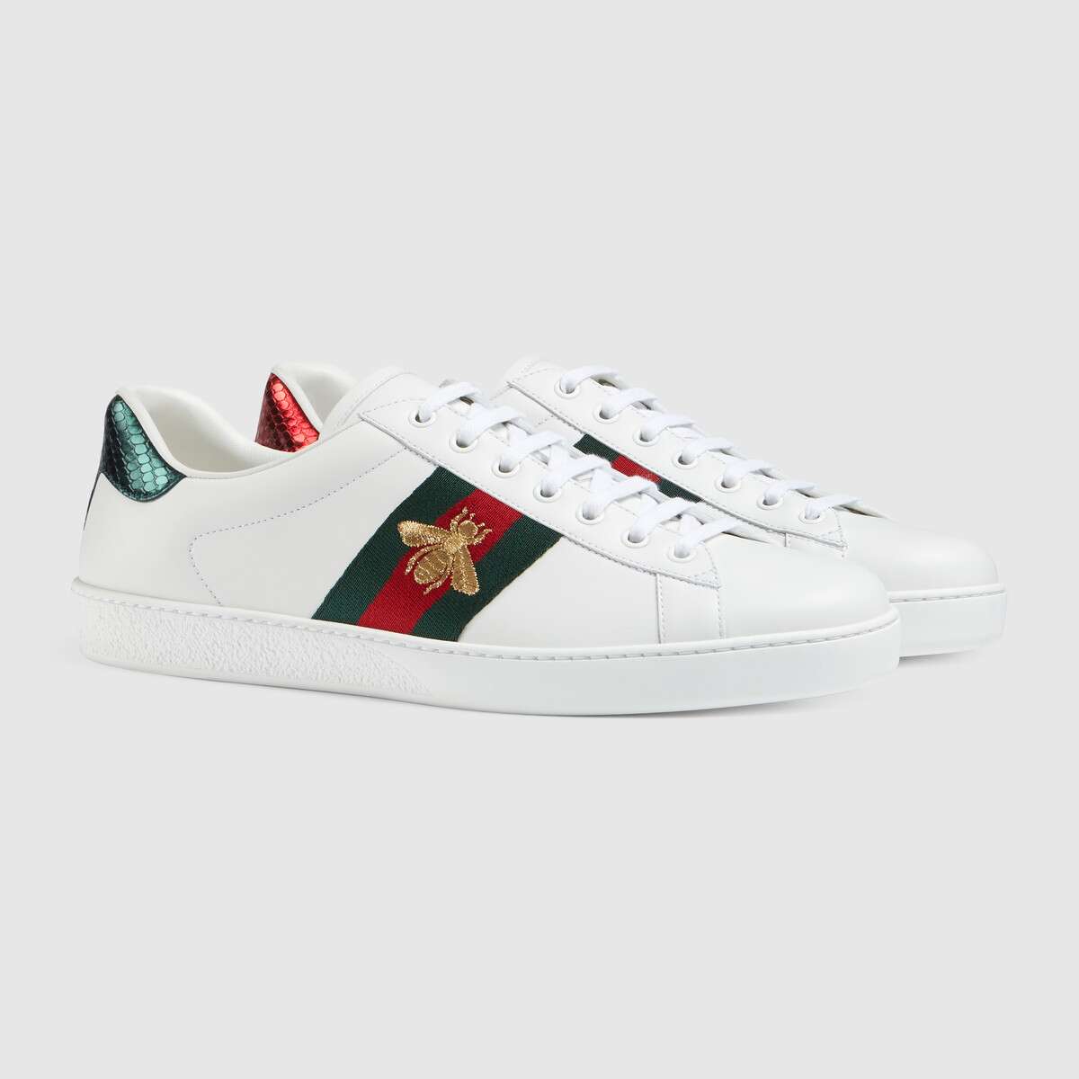 Gucci Embroidered Ace Black Silk ref.497009 - Joli Closet