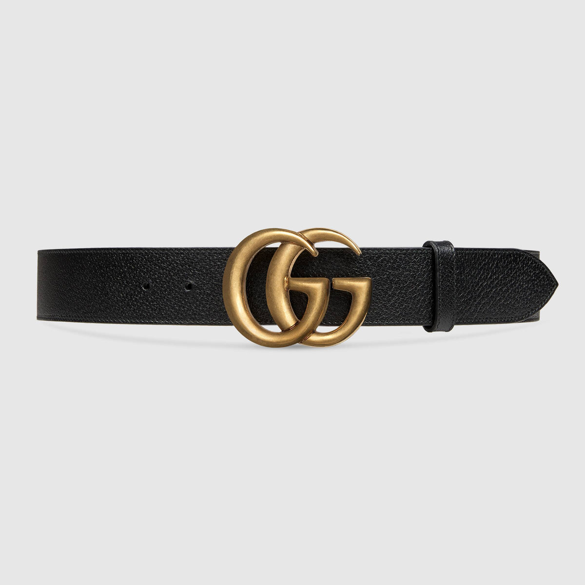 Gucci Leather Belt With Double G Buckle JandG Boutique