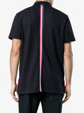 Thom Browne Center-Back Stripe Piqué Polo