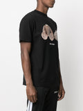 Palm Angels teddy-motif logo-print T-shirt