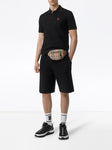 Burberry Icon Stripe Placket Cotton Piqué Polo Shirt