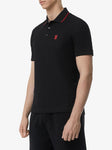 Burberry Icon Stripe Placket Cotton Piqué Polo Shirt