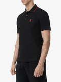 Burberry Icon Stripe Placket Cotton Piqué Polo Shirt