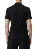 Burberry Icon Stripe Placket Cotton Piqué Polo Shirt