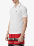 Burberry Icon Stripe Placket Cotton Piqué Polo Shirt