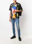 Neil Barrett Girl with a Pearl Earring print T-shirt 20FW